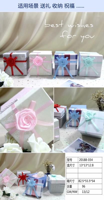 Tianxiang Craft Gift Box, creative square hand-held apple box, single box, ribbon bow, gift box, packaging box, paper box, gift box details Picture