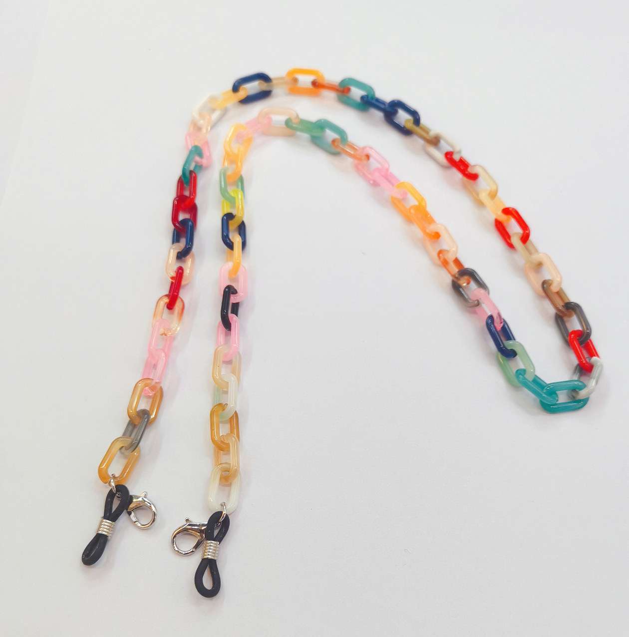 Rose Angel, Amazon cross-border mask chain, eyeglass chain, European and American necklace, acrylic resin mask chain manufacturer in stock detail image 3