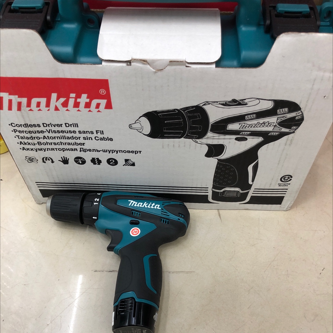 MKAITA rechargeable screwdriver drill detail image 1