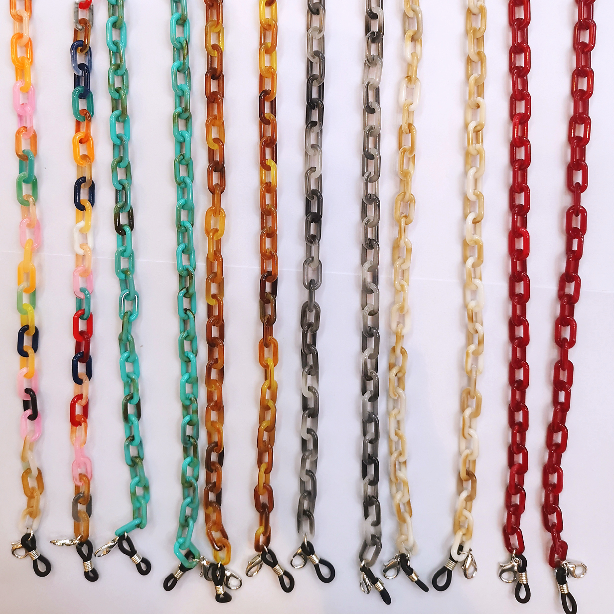 Rose Angel, Amazon cross-border mask chain, eyeglass chain, European and American necklace, acrylic resin mask chain manufacturer in stock