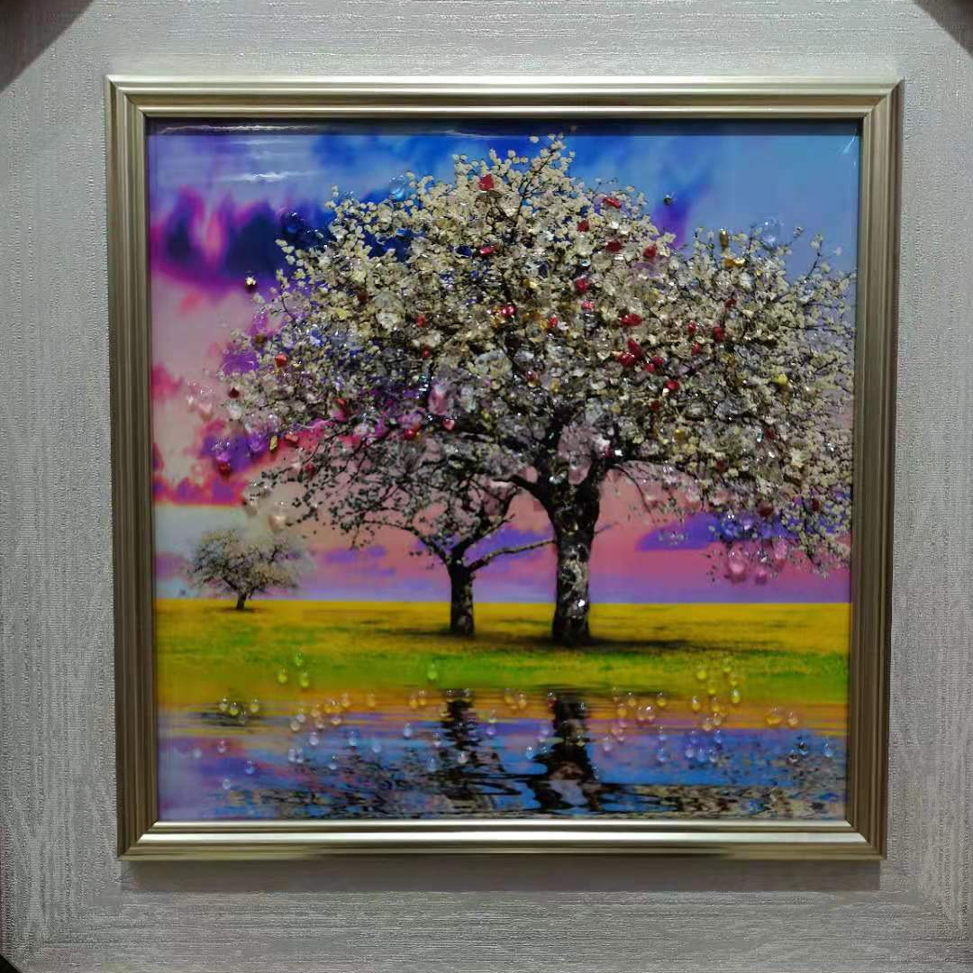 4025香槟银双框晶瓷