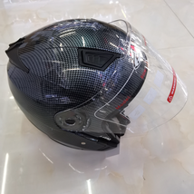 FGN品牌头盔男女士电动车摩托车安全头盔双镜片半盔防水保暖透气