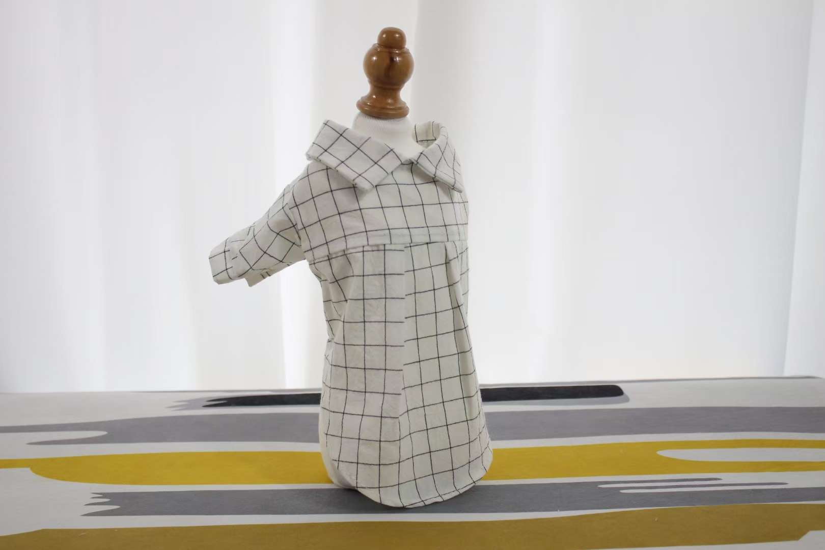 宠物用品，夏季来临我们的爱宠们也需要换新装啦！格子衬衫不可缺少的衣服！细节图