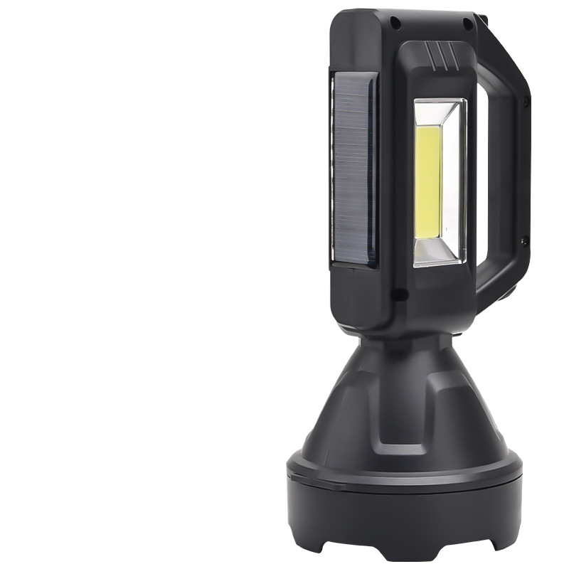Outdoor warning camping lighting hand lamp usb charging near and far light range adjustment can be used as a charging bank flashlight thumbnail