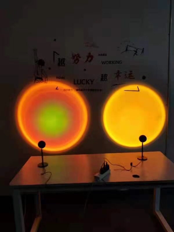 Usb Plug-In Sunset Lamp Desktop undefined