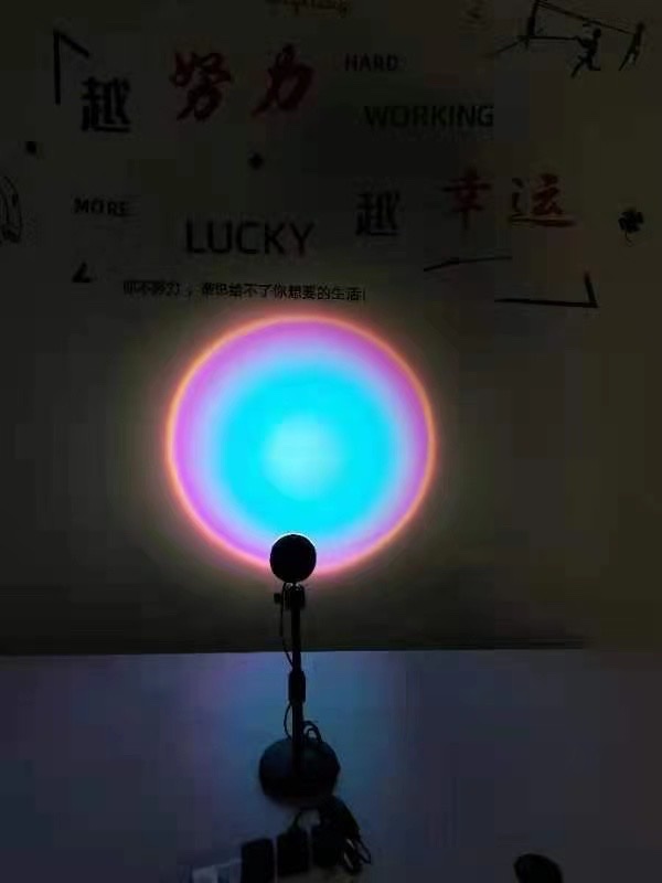 Usb Plug-In Sunset Lamp Desktop undefined