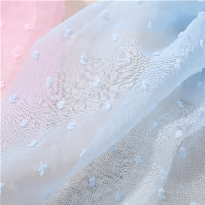 2021 New Yiwu Wholesale Seersucker Big Streamer Headband Thin Spring And Summer Color Solid Color Streamer Headband Specification drawing