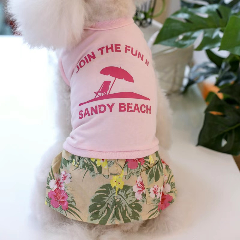 宠物用品，爱宠衣服，妥妥的夏日风情

情侣系列还是很赞的！详情图8