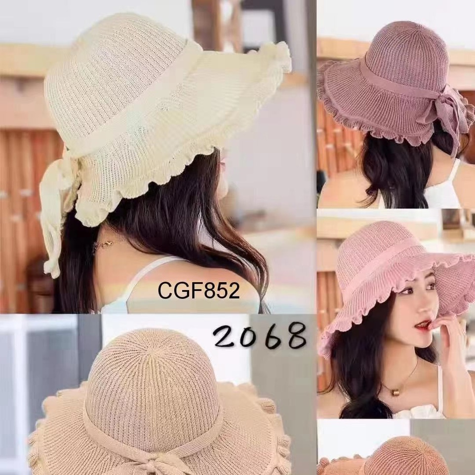 A peplum bonnet
