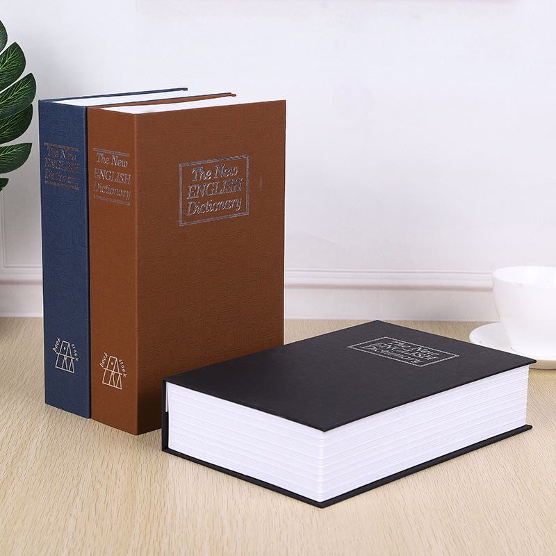 13407 Xinsheng Box Cabinet [Source Supply] Cross-border Bestseller Simulation Book Safe, Book Safety Box, ID Storage Box, Password Book Box, Piggy Bank detail image 6