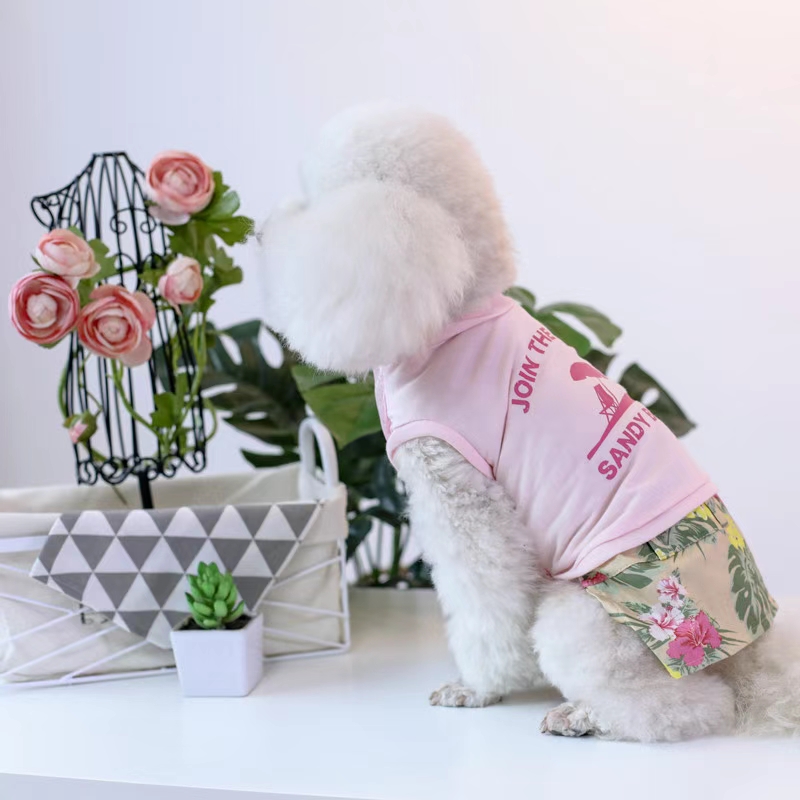 宠物用品，爱宠衣服，妥妥的夏日风情

情侣系列还是很赞的！详情图5