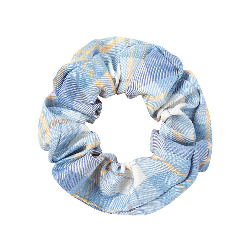 Campus Net Red Girl Hair Simple Headwear Jk Gingham Large Colon Bm Hair Band Small Commodity Hair Rope Wholesale Application Scenario