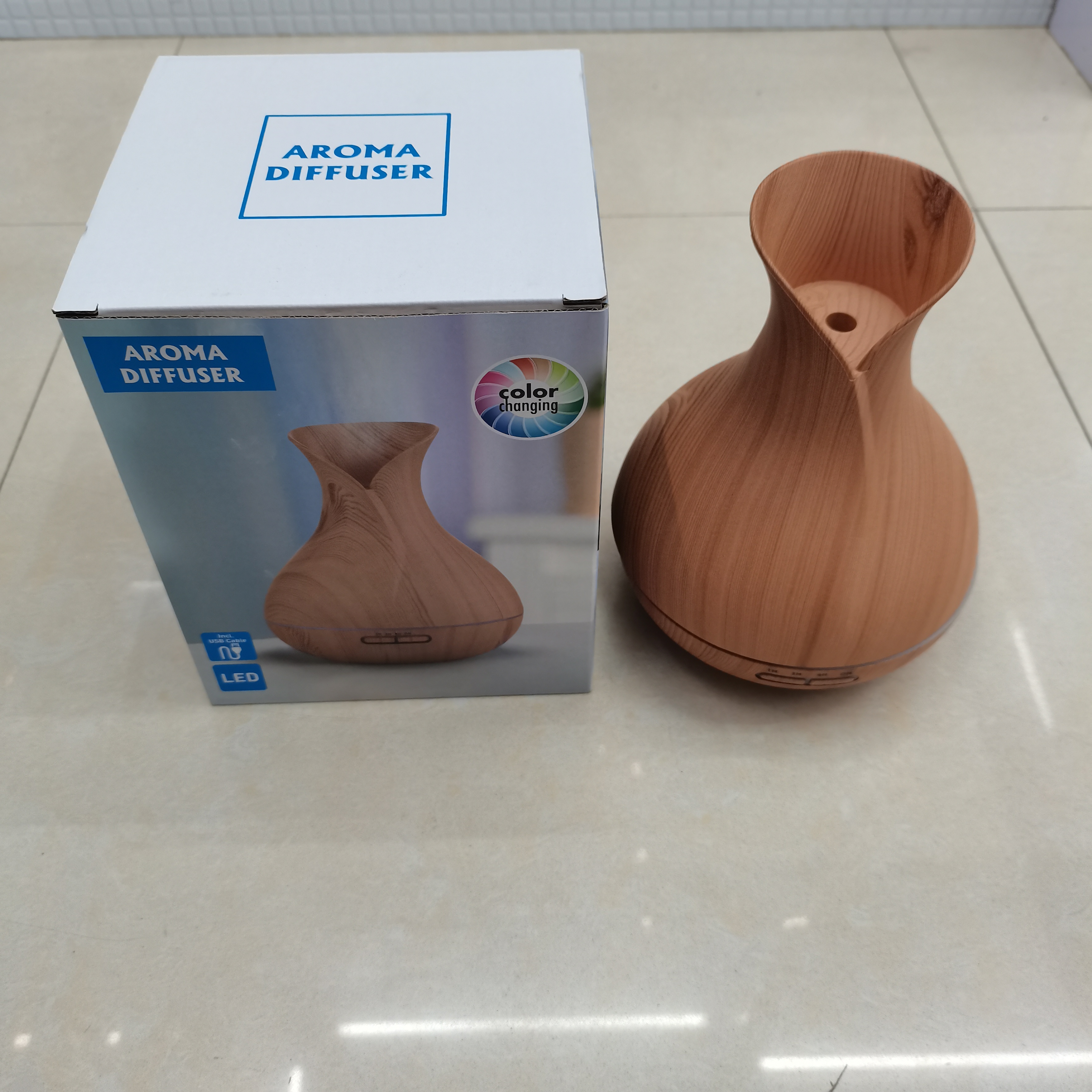 Popular wood grain aromatherapy machine humidifier