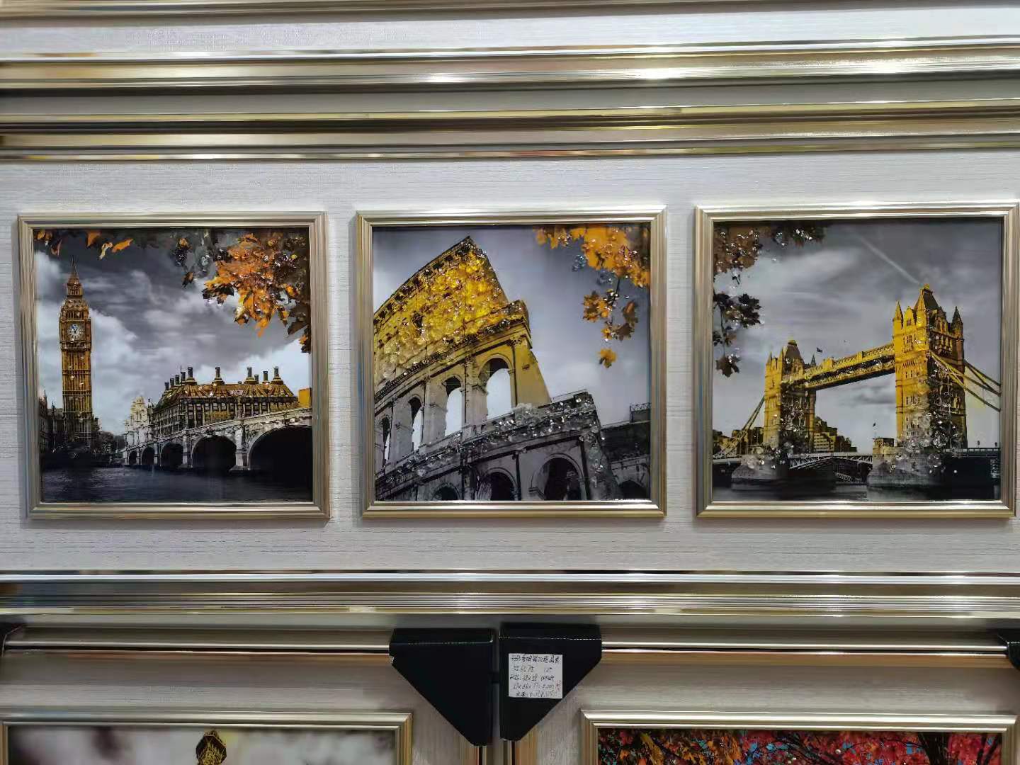 4025香槟银双框三拼晶瓷产品图