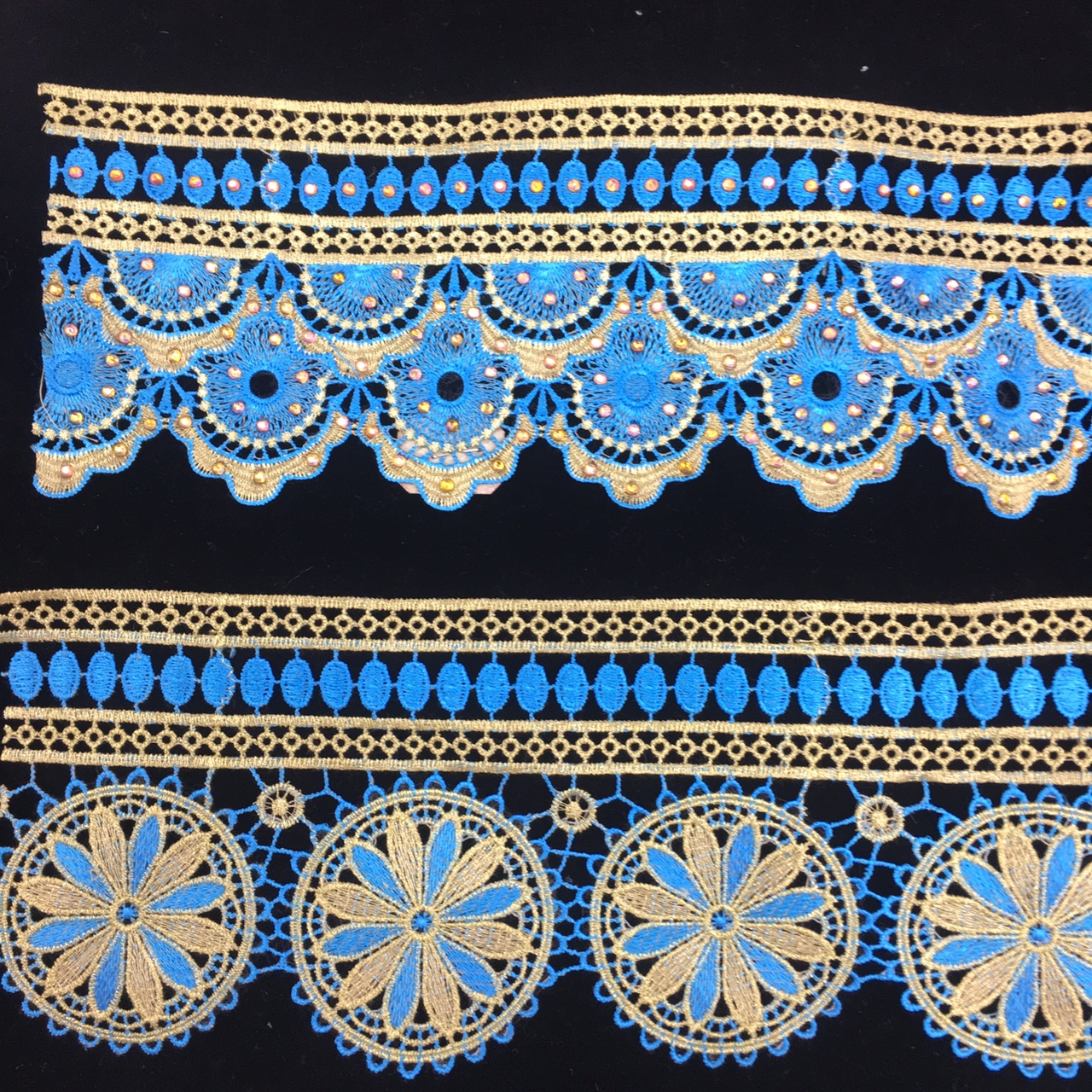 双色金丝线条码 服装辅料 围巾