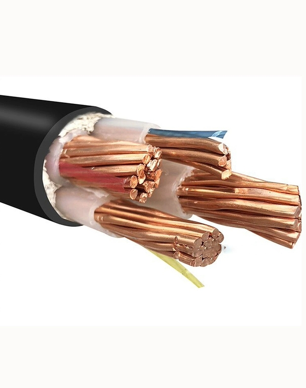 国标纯铜芯YJV3*50+2*25平方室外工程电力电缆 电缆线详情图3