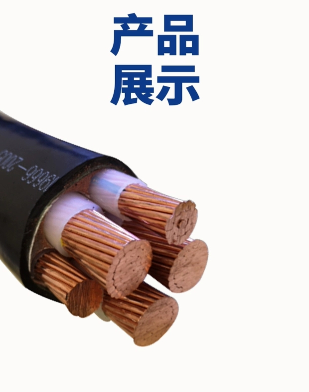 国标纯铜芯YJV3*50+2*25平方室外工程电力电缆 电缆线详情图1