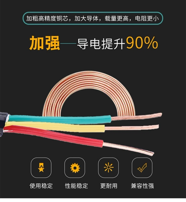 国标纯铜芯YJV5*6平方室外工程电力电缆 电缆线详情图7