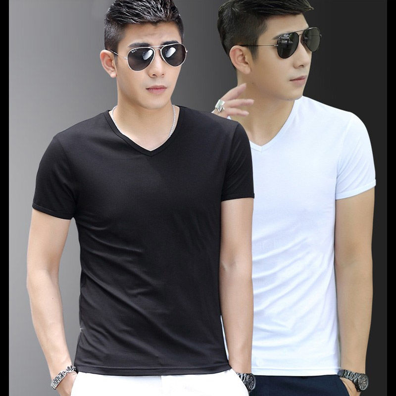 Men's Spring Cotton Classic Beauty T-Shirt details Picture
