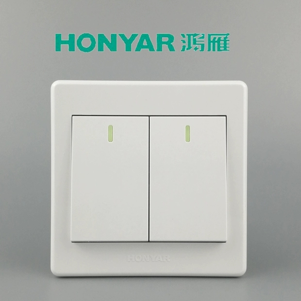 HONYAR Hongyan Switch Socket five-hole socket X3-86Z223A10 pic 3