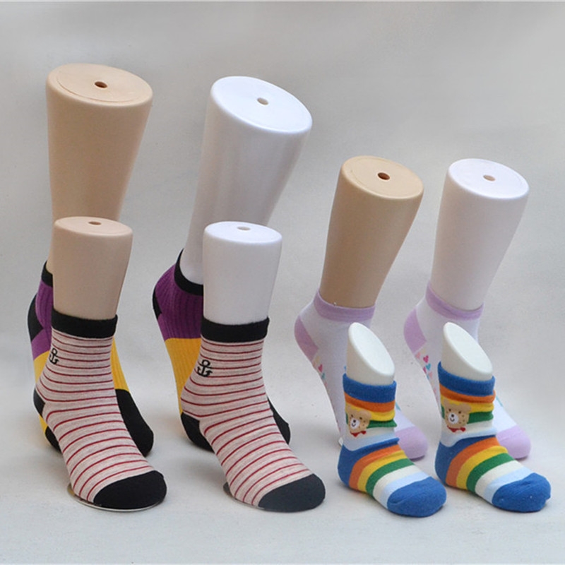 假脚模型无缝婴儿袜儿童男女磁铁脚模袜模服装模特脚道具鞋模塑料详情图4
