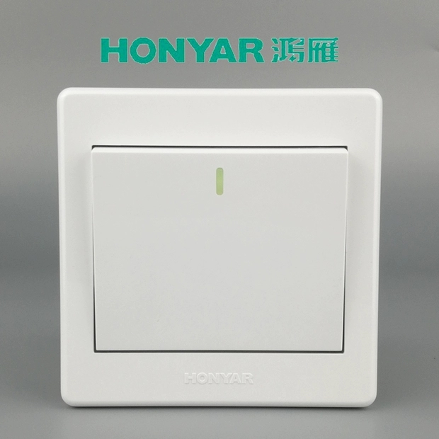 HONYAR 鸿雁开关插座 X3系列一开双控详情1