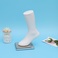 假脚模型无缝婴儿袜儿童男女磁铁脚模袜模服装模特脚道具鞋模塑料图