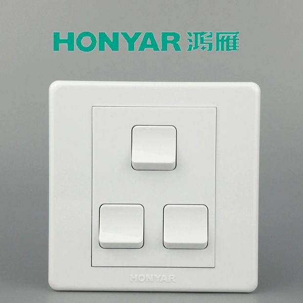 HONYAR Hongyan Switch Socket five-hole socket X3-86Z223A10 pic 16