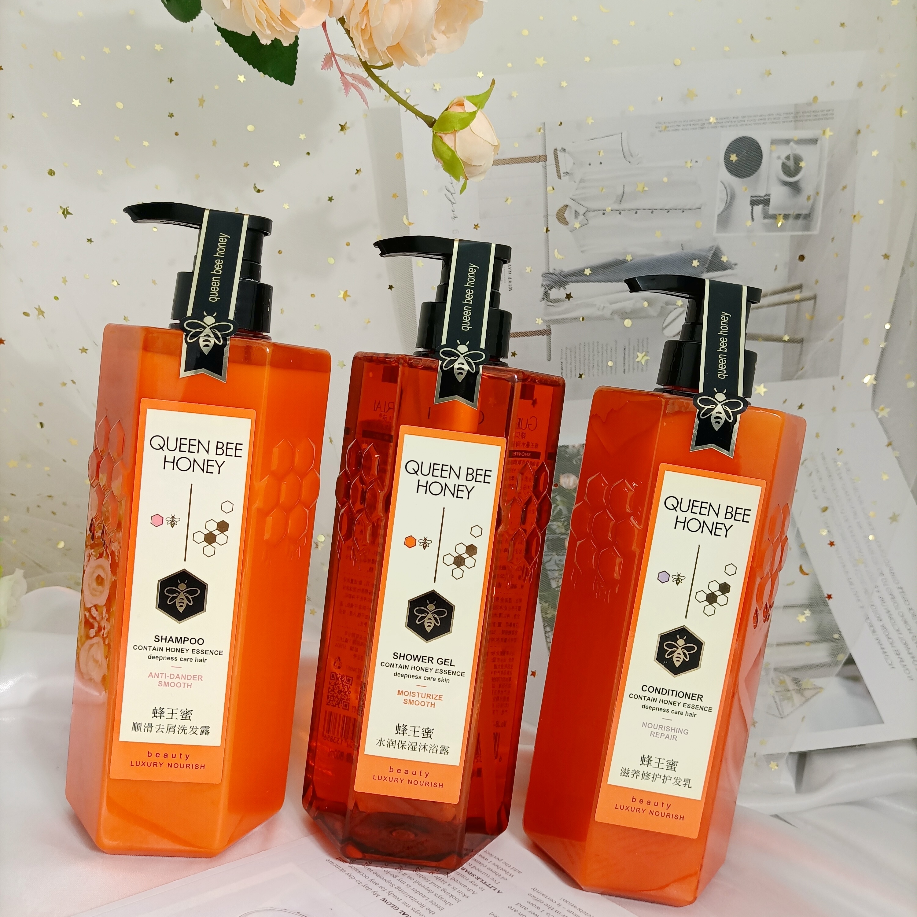 娇贝诗蜂王蜜顺滑去屑洗发露详情1