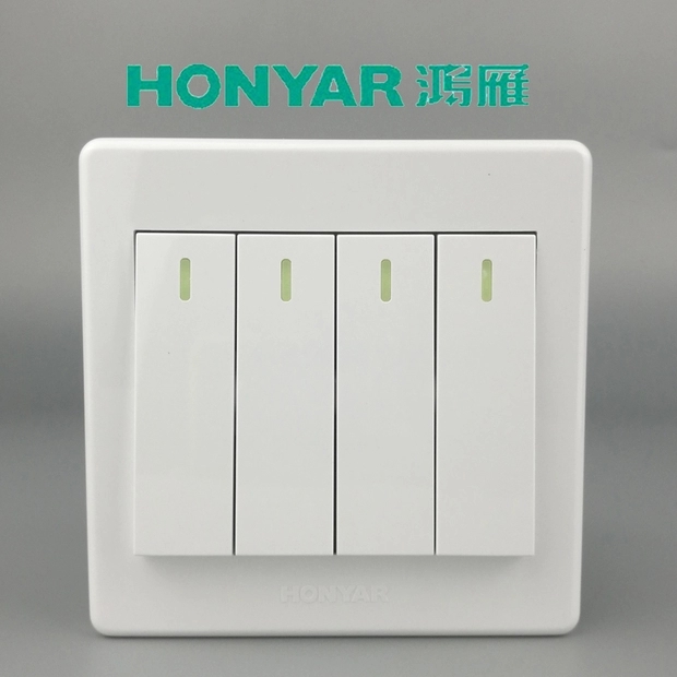 HONYAR Hongyan Switch Socket five-hole socket X3-86Z223A10 pic 4