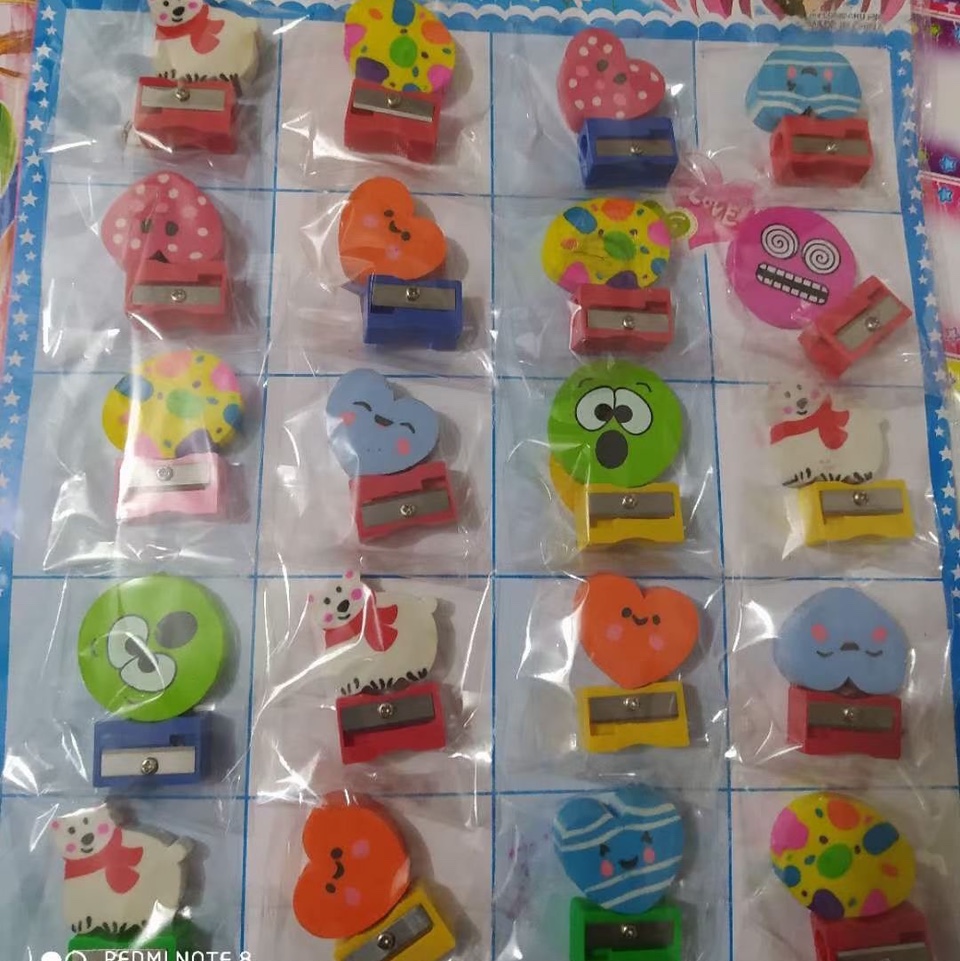 学生学习用品：铅笔，剪刀，卷笔刀，橡皮，印章，自动笔