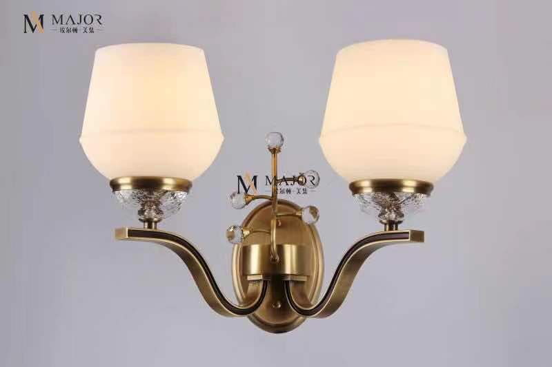 Two custom-made wall lamps details Picture