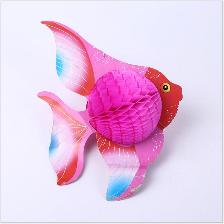 小清新元素彩色统纸雕小金鱼图案纸翻花定制纸制工艺品亚马逊eba批发 价格 库存 义乌小商品城