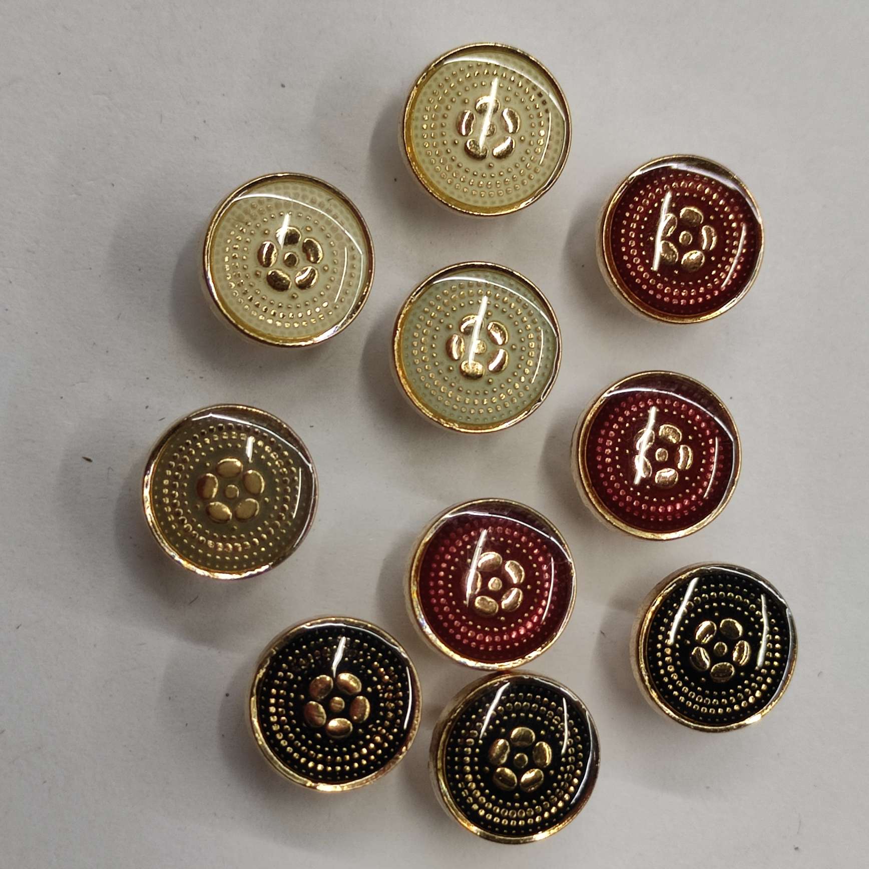 金属纽扣 四合扣 按扣 衬衫扣 服装扣装饰扣细节图