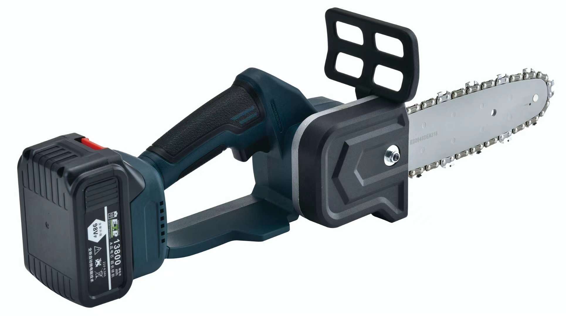 厂家直销品质优良锂电锯，电动油锯，油锯链条，导板。背负式锂电锯。细节图