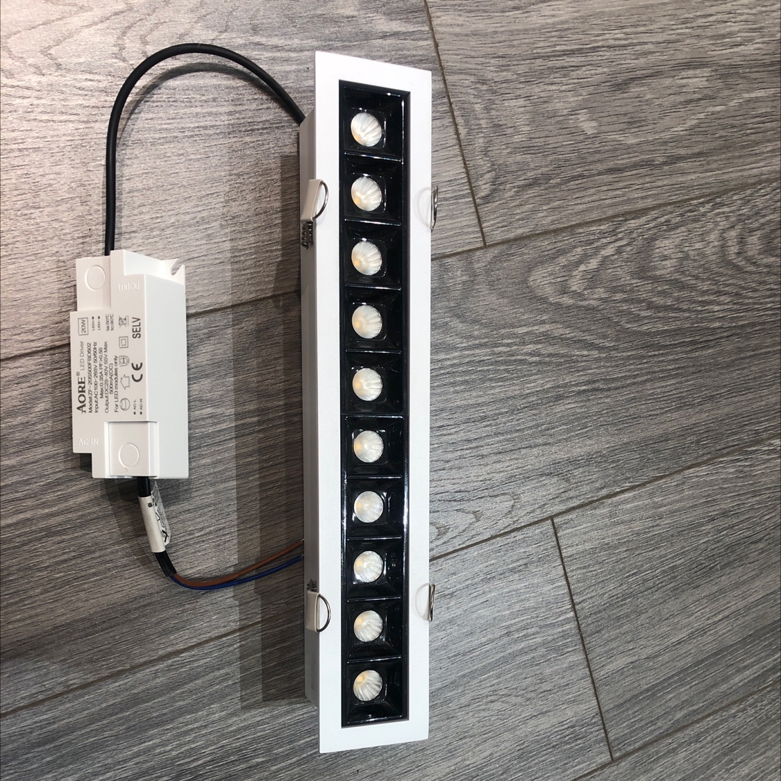 现代简约客厅灯北欧吸顶灯具智能家用套餐卧室灯式格栅射灯10