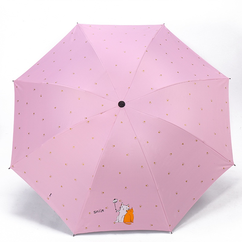 New cartoon animal umbrella, fresh and clean ladies' umbrella, custom logo advertising umbrella