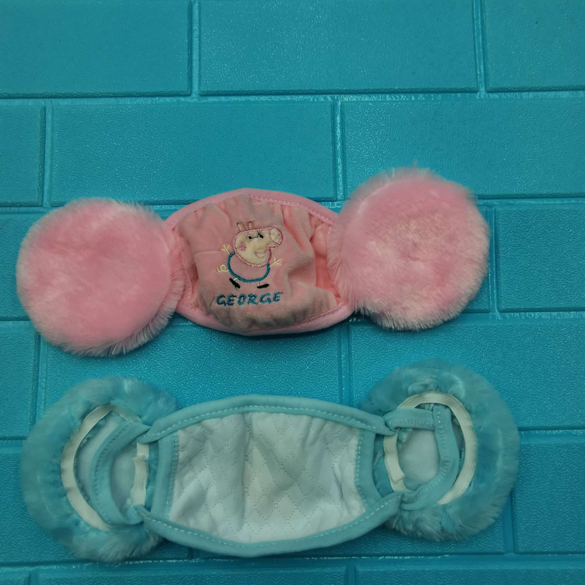 二合一口罩二包儿童大人男女保暖防尘口罩【外贸专供】详情图3