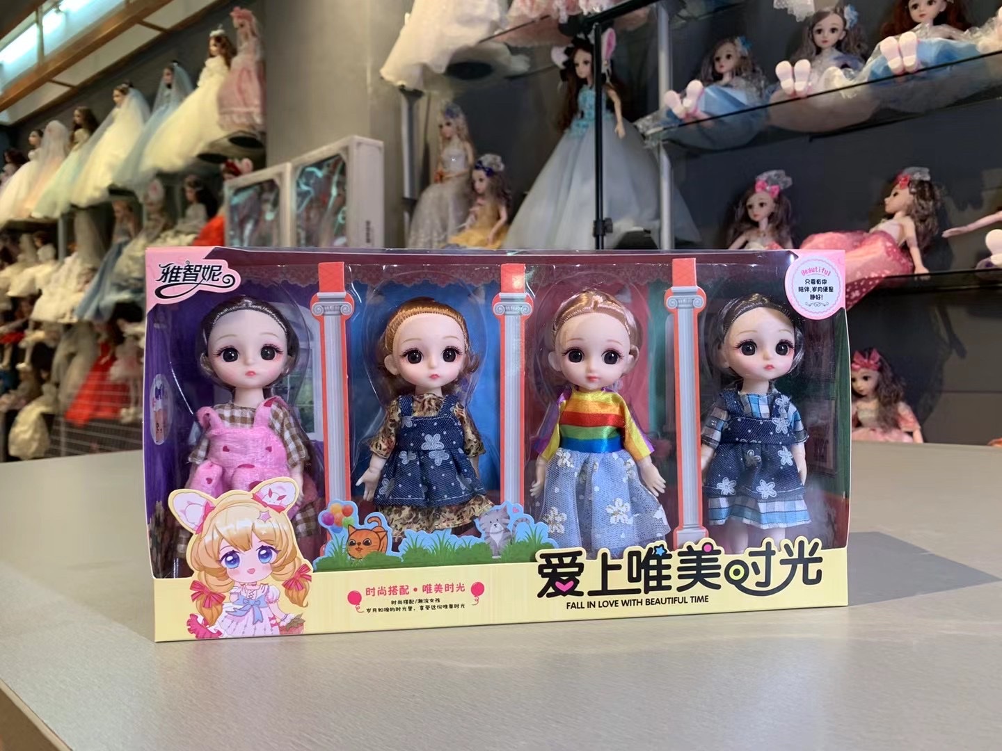 The 3D eyes of the lolly dolls packaged in exquisite color boxes are selling well Specification image