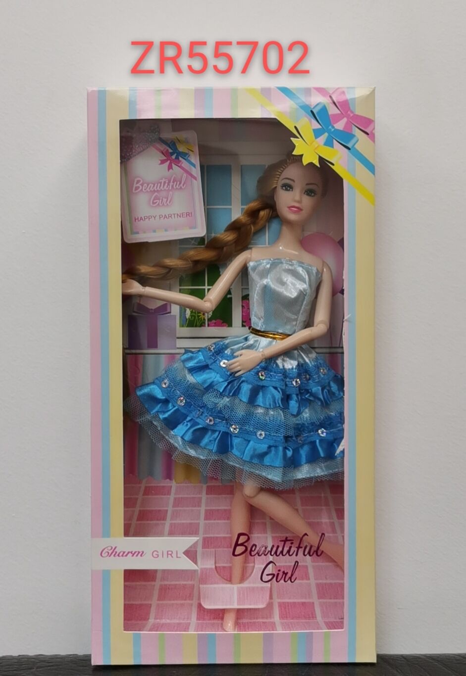 Long-haired boxed doll Children's Day gift Application Scenario