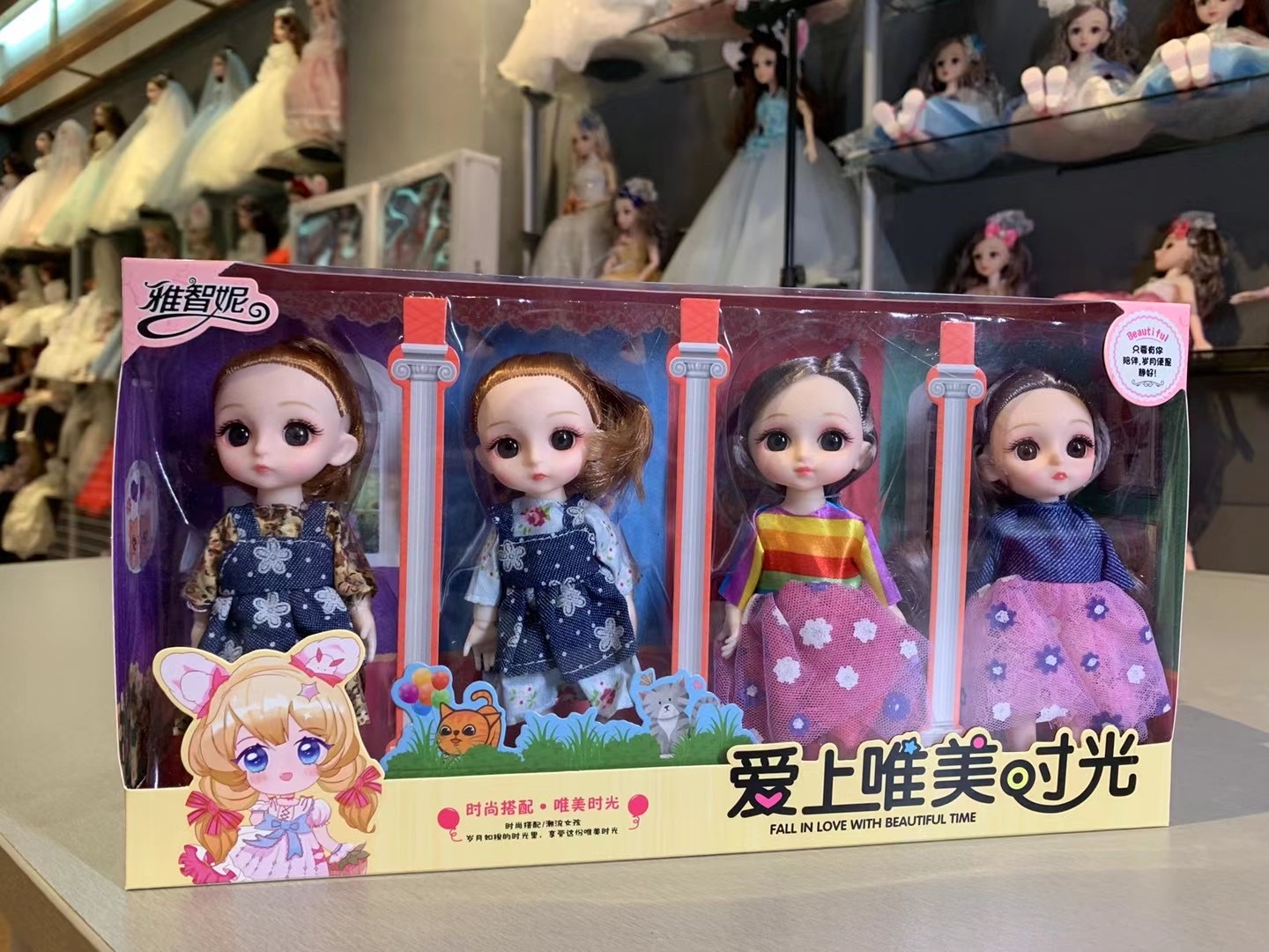 The 3D eyes of the lolly dolls packaged in exquisite color boxes are selling well details Picture