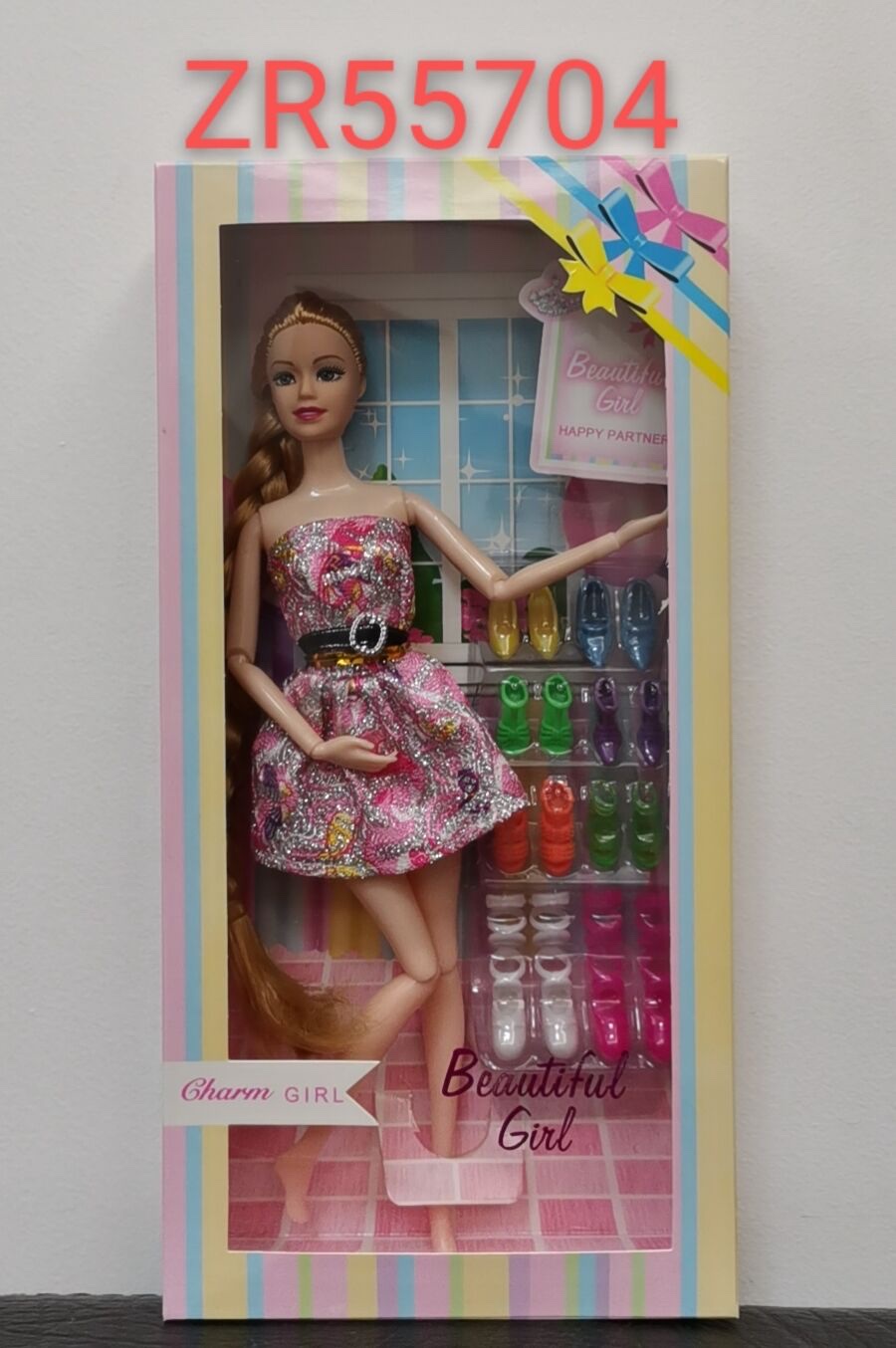Long-haired boxed doll Children's Day gift Item Picture