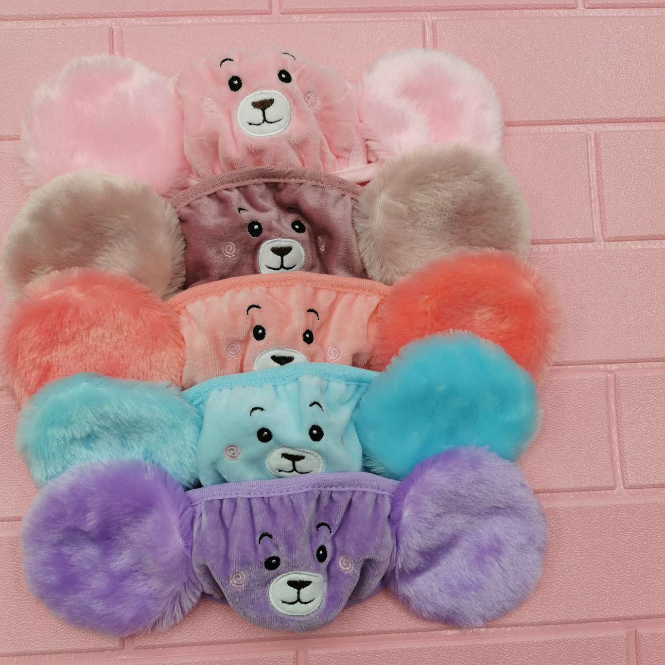 二合一口罩二包儿童大人男女保暖防尘口罩【外贸专供】产品图