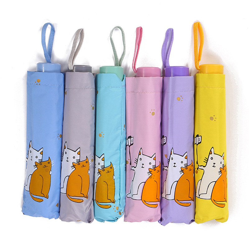New cartoon animal umbrella, fresh and clean ladies' umbrella, custom logo advertising umbrella Application Scenario