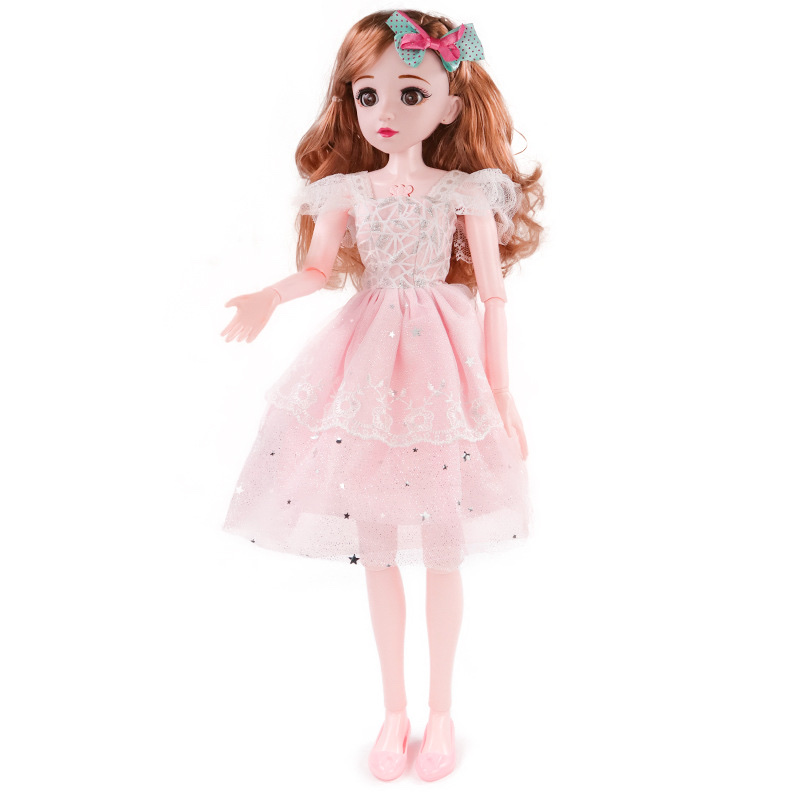 Large-sized exquisite intelligent doll princess simulation clothing, audio-visual early education, multiple functional dolls, girls' figurine toys, 60 cm in stock detail image 3