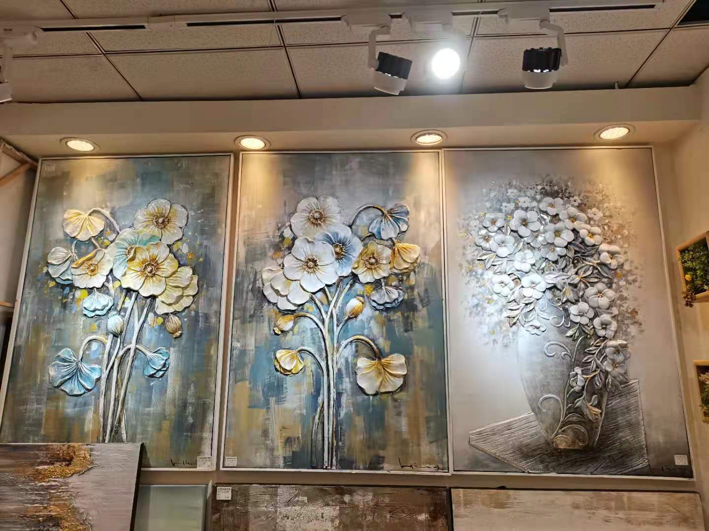 实木框  立体油画布底产品图