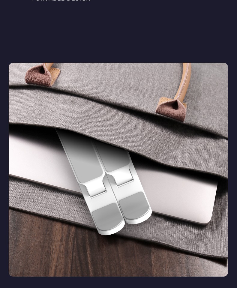 笔记本电脑支架托架散热桌面增高底座升降便携式颈椎悬空架子细节图