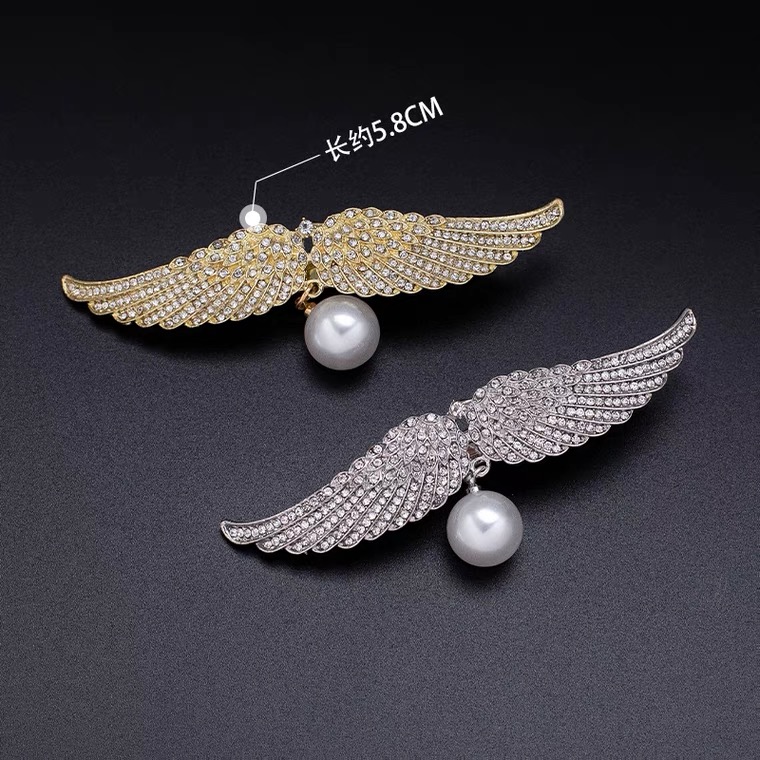 La versión coreana de la moda y adorable angel wings hairpin Application Scenario