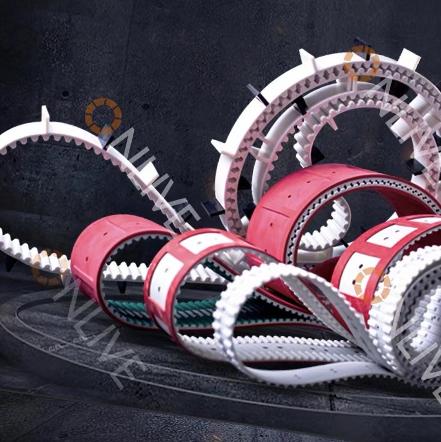 玻璃机械设备的同步带传动系统配件 同步带 同步带轮 活络带 胶辊详情图16