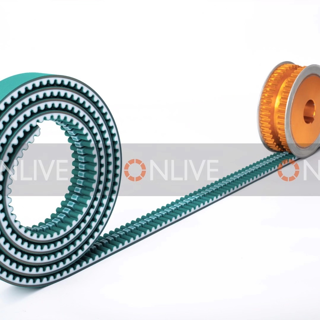 玻璃机械设备的同步带传动系统配件 同步带 同步带轮 活络带 胶辊详情图5